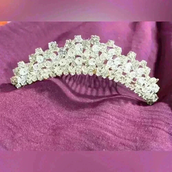 Princess Costume with Crown and Cape Ana Elsa Frozen Medium Child + Crown - Picture 6 of 14